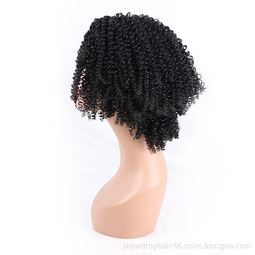 Julianna Wholesale Prices Blonde 613 Dreadlocks Highlights Afro Curls Curly Short Extensions Synthetic Hair Wigs For Black Women